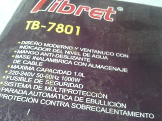 Hervidor agua CALENTADOR Tibret NUEVO (30€) Chollo