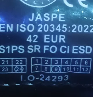 Zapatos de seguridad talla 42
