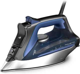 Rowenta Pro Master DW8215 \- Plancha de vapor 2800 W, golpe de vapor de 200 g/min y vapor continuo de 40g/min, Suela Microsteam 400 HD Profile, Modo Eco y sistema antical integrado, Color Azul