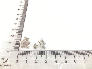 pendientes plata 925mm con piedra con circonita