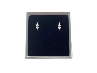 argollas plata 925mm con piedra con circonita