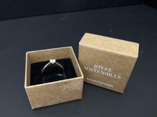 anillo oro 18k con diamante