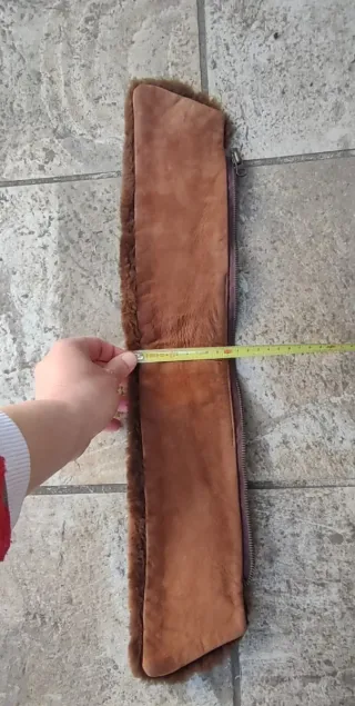 CUELLO DE PIEL SINTETICA IMITANDO VISON (VINTAGE)