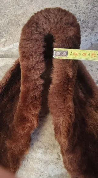 CUELLO DE PIEL SINTETICA IMITANDO VISON (VINTAGE)