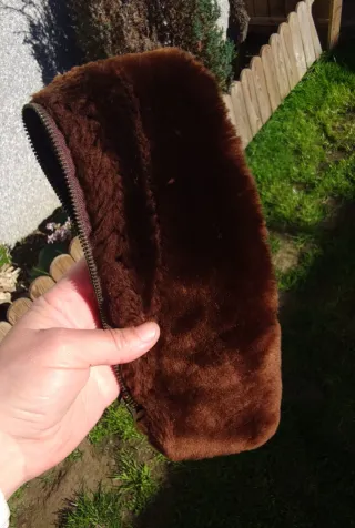 CUELLO DE PIEL SINTETICA IMITANDO VISON (VINTAGE)