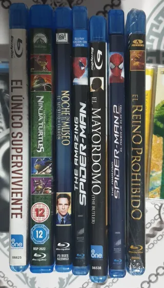 7 Películas Blu-ray Acción/Drama/Fantasía
