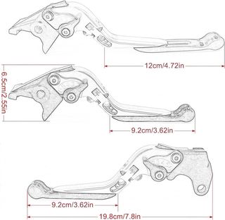 Manetas Freno y Embrague Kawasaki Z900 Ajustables