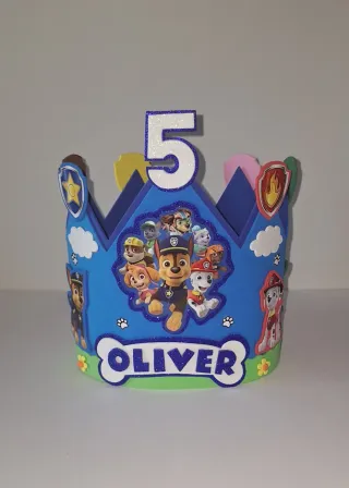 Corona de cumpleaños, Patrulla Canina.