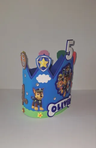 Corona de cumpleaños, Patrulla Canina.