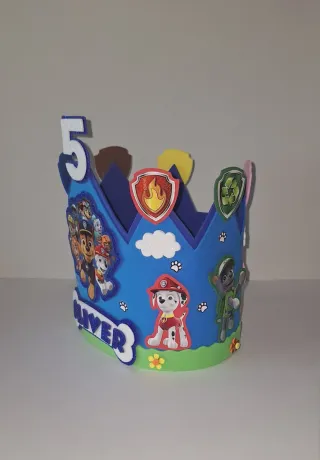 Corona de cumpleaños, Patrulla Canina.