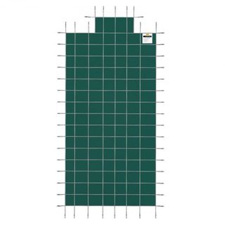 Cubierta de Seguridad para Piscina que se Ajusta a Piscinas Rectangulares Inground de 20x40 pies, Cubierta de Seguridad para Piscina con Escalón Central de 4x10 pies, Cubierta de Piscina de Malla ...