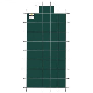 Cubierta de Seguridad para Piscina que se Ajusta a Piscinas Rectangulares Inground de 18x36 pies, Cubierta de Seguridad para Piscina con Escalón Central de 4x10 pies, Cubierta de Piscina Sólida de...