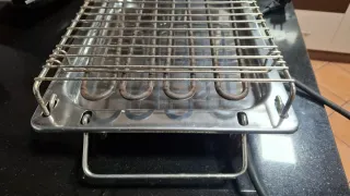 Parrilla Eléctrica Cromada