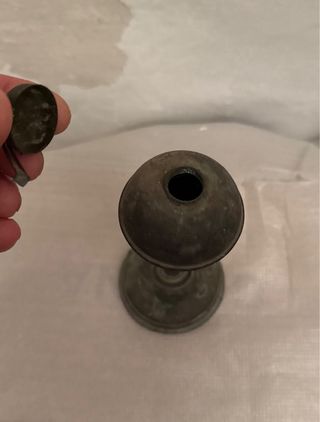 Lámpara de aceite antigua