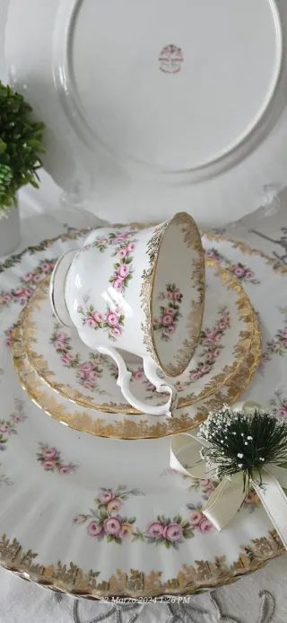 Trio da tea Dimity Rose di Royal Albert