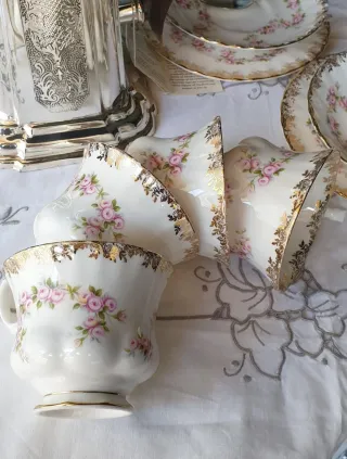Trio da tea Dimity Rose di Royal Albert