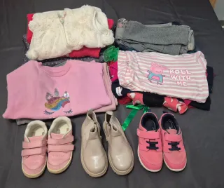 4 lotes de ropa de 4-5años