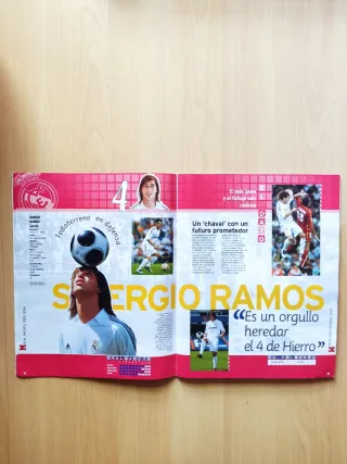 Álbum Real Madrid 2005/06 - Pégate a tus ídolos.