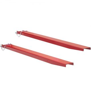 Extensiones de Horquillas de Palet, Longitud 1840 mm Ancho 115 mm, Extensiones de Horquillas de Acero Carbono de Alta Resistencia para Carretillas Elevadoras, 1 Par de Extensiones de Carretilla El...