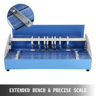 Máquina de Creasing Eléctrica de 20.5" 520mm 3 en 1 para Papel, Perforación y Puntuación, Creaser Eléctrico de Metal de Alta Resistencia para Papel, Cartón y Libros