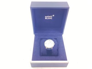 reloj alta gama caballero montblanc tradition quartz 127775