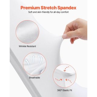 Cubiertas de Silla Plegables de Spandex Elástico, Cubierta de Silla Ajustable Universal, Fundas Protectores Removibles y Lavables, para Bodas, Vacaciones, Banquetes, Fiestas, Celebraciones, Comedo...