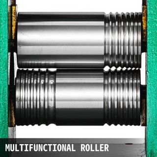 Máquina de Laminado Combinada Máquina de Laminado Joyería Ancho de Rodillo de 85 mm Laminado Plano Herramienta Manual de Prensa de Joyería Herramientas de Joyería DIY (120x55mm)