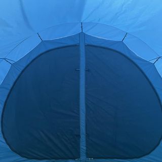 Tienda De Camping Para 5-6 Personas Con 2 Puertas, Ventanas Y Bolsillos Incluidos, 475X315X215 Cm, Azul