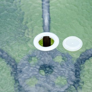 - Conjunto de Muebles de Jardín de Tubos de Acero 6 Pz Conjunto de Mesa, Silla y Sombrilla Negra