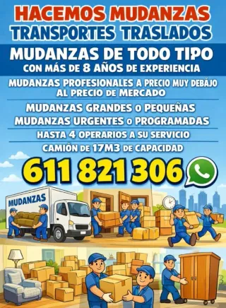 Mudanzas a precios por debajo de mercado Burgos