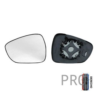 Cristal+Base Convexo - Derecho - Citroën CITROEN C3 (2010-2016)