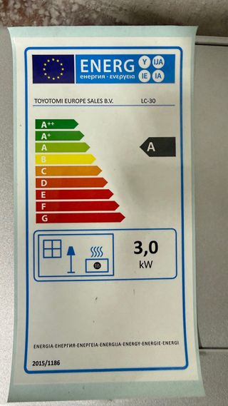 Estufa de parafina Zibro LC-30