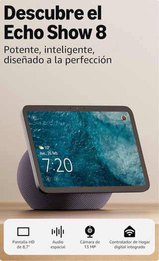 Amazon Echo Show 8 (última generación) Negro