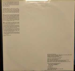 Vinilo Nick Cave The Firstborn Is Dead 1985