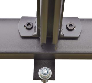 Gazebo Pergola 3X3M De Jardín En Metal Con Techo Deslizante Blanco Crema, Pergola De Jardín A Pared