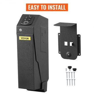 Caja Fuerte para Pistolas con Huella Dactilar, Almacenamiento de Armas, Soporte para Pistolas, Acceso Rápido, Cerradura de Seguridad, Caja de Llave