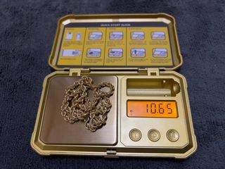 Cadena de oro 18K estilo cuerda