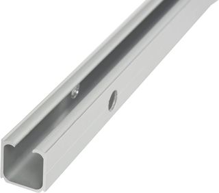 Puerta Corredera Interior de Vidrio Esmerilado Con Riel B1 y Manija para Baño Cocina Estudio Vidrio 205X 77,5X 0,8Cm