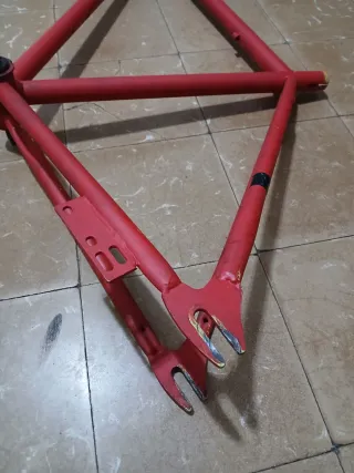 Cuadro Bicicleta Talla M Rojo