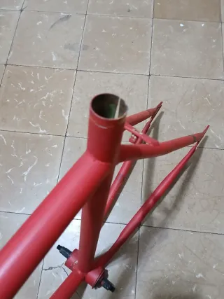 Cuadro Bicicleta Talla M Rojo