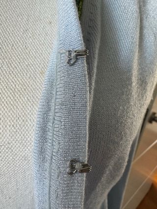 Chaqueta Flamenco Azul con Cuentas