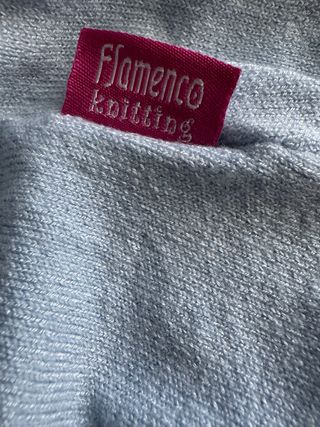 Chaqueta Flamenco Azul con Cuentas