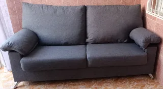 2 Sofás de tela grises