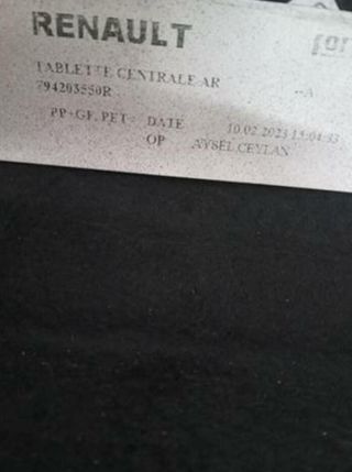 253319 bandeja trasera renault clio v 1.0 techno