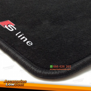 ALFOMBRILLAS A3 8P CON LOGO RIBETE NEGRO