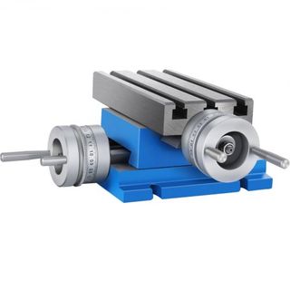 Mesa de Trabajo para Fresadora, Mesa Deslizante Cruzada 10.2 x 18.5 cm, Compuesta para Prensa de Banco