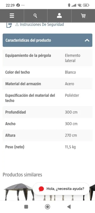 Pérgola de terraza metálica y tela