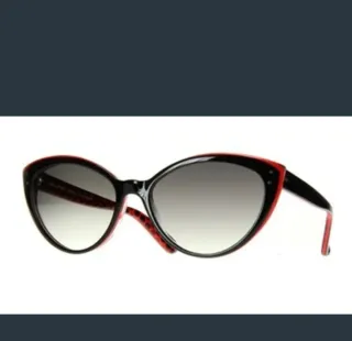 Gafas de sol Jean Lafont negras y rojas