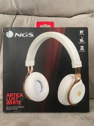 Auriculares NGS Artica Lust White Bluetooth