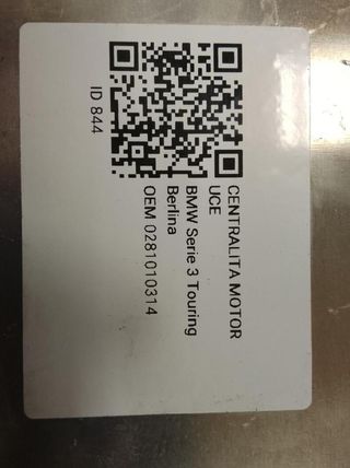 Bmw 0281010314 centralita motor serie 2.0 320d 844